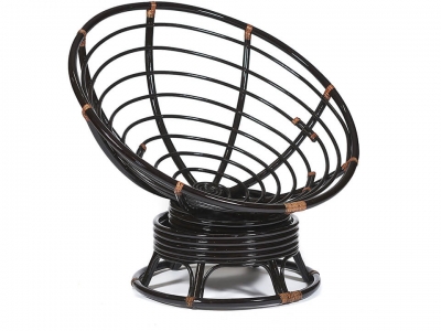 Кресло-качалка Papasan W23/01b без подушки Античный Чёрно-коричневый